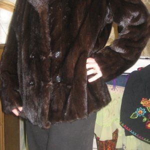 Ladies Ranch Mink Jacket sz. small roomy